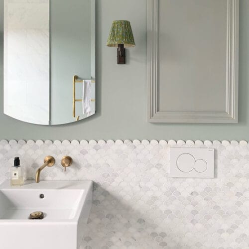 East Hampton scallop mosaic roomset East Hampton scallop mosaic roomset
