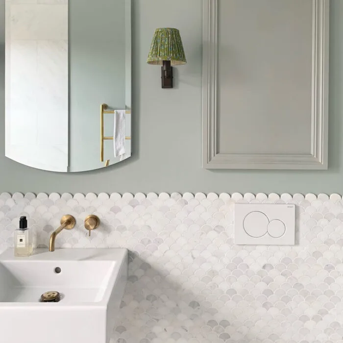 East Hampton scallop mosaic roomset