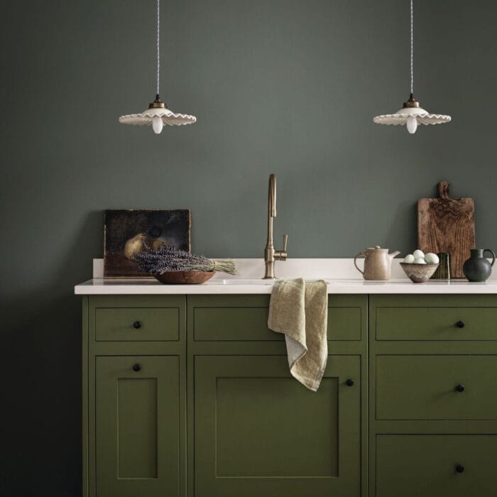 FireEarth Paint DartmouthGreen Roomset