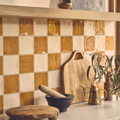 keramiske vægfliser 13x13 cm