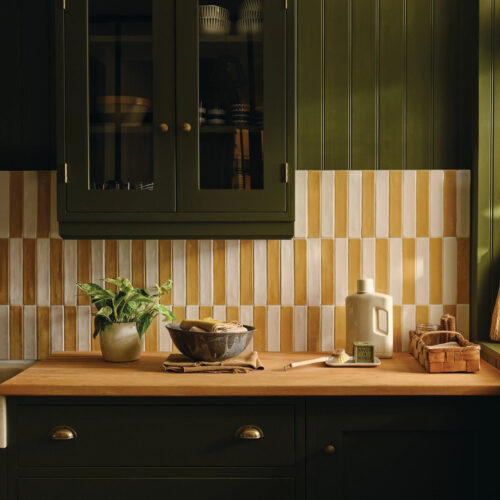 NinaCampbell Rivage OchreIvory Roomset