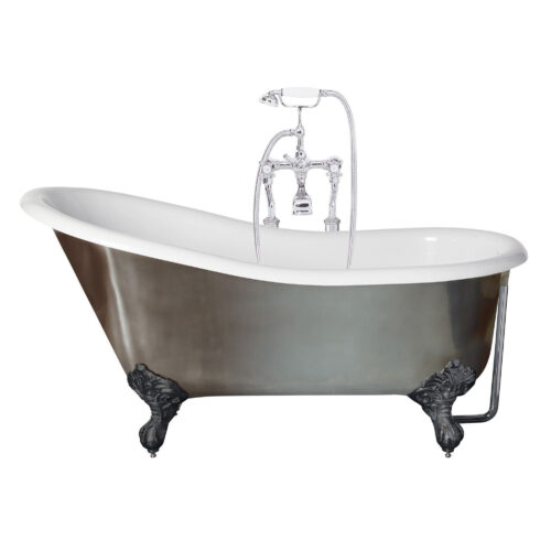 canterbury metallisk slipper badekar 1 canterbury metallisk slipper badekar 1