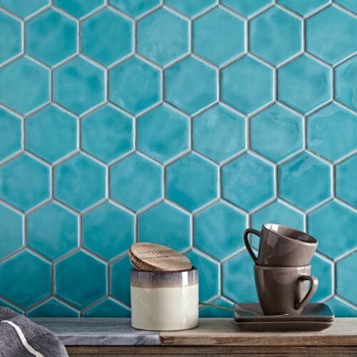 Hexagon fliser til vægge