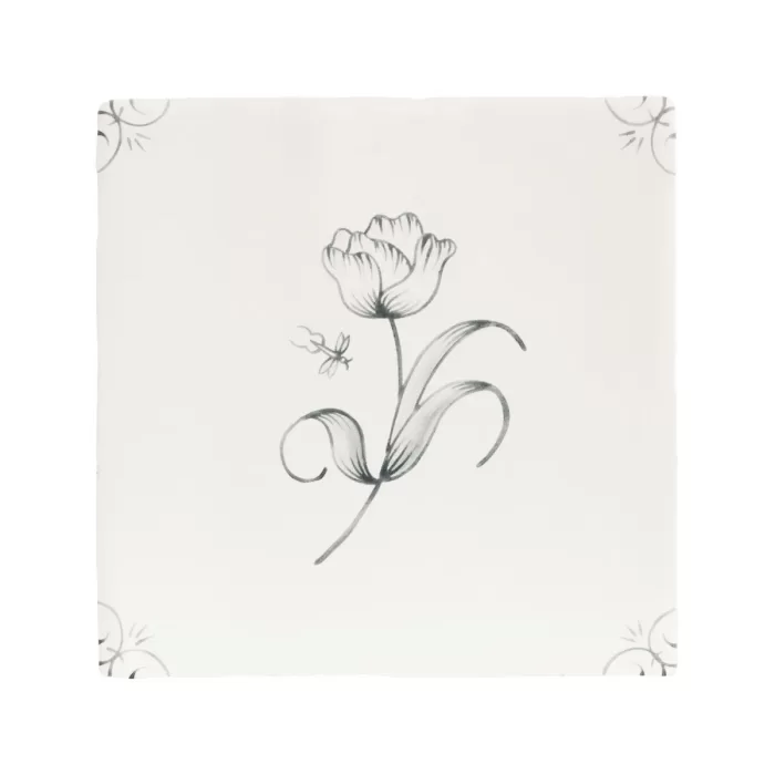 English Delft Charcoal Tulip English Delft Charcoal Tulip