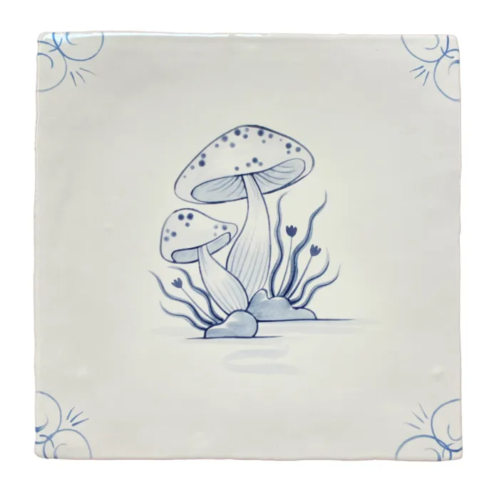 English Delft Mushrooms